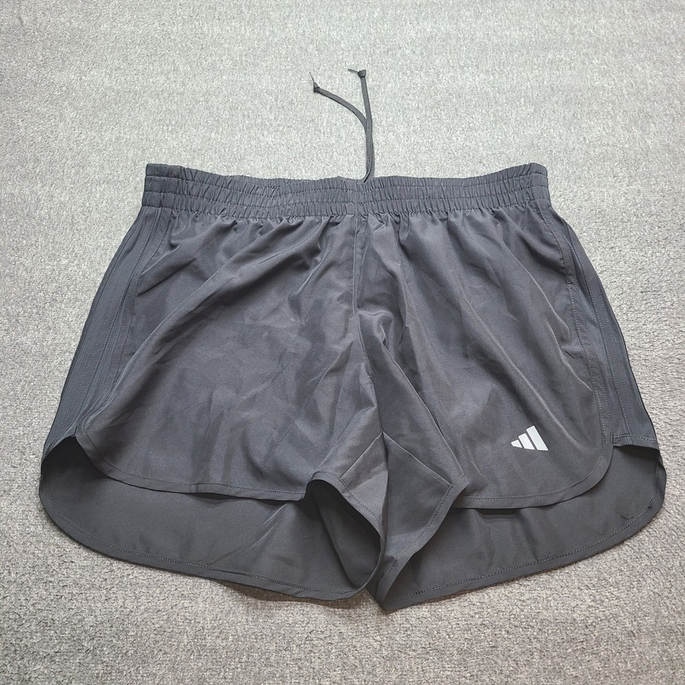 Adidas M20 Running Shorts Women 1X Black New Aeroready Athletic IB3775